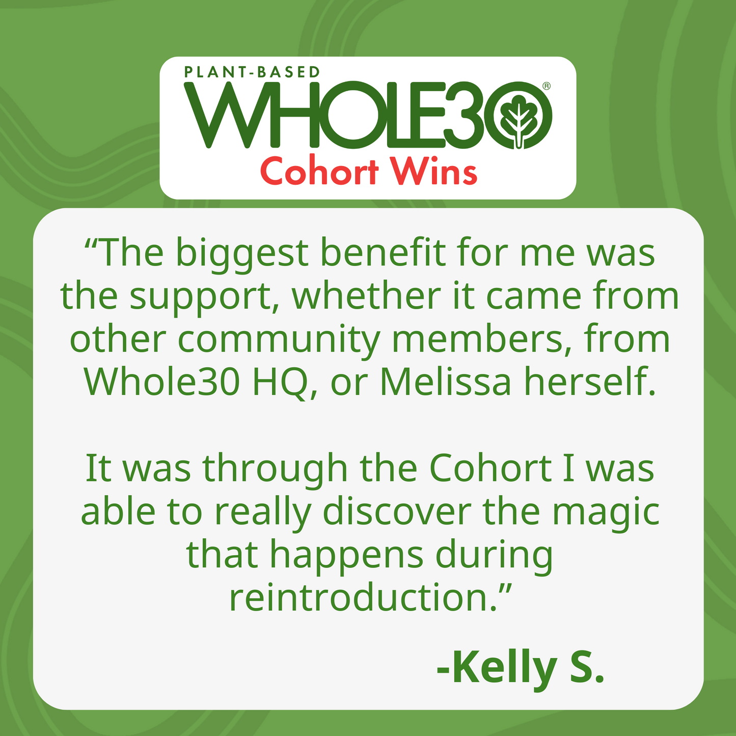 BUNDLE: January Plant-Based Whole30 Cohort + Daily Texts from Melissa