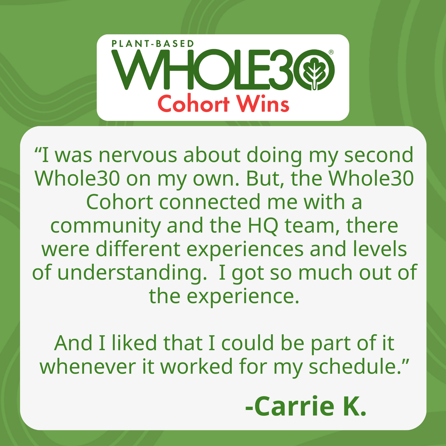 BUNDLE: January Plant-Based Whole30 Cohort + Daily Texts from Melissa